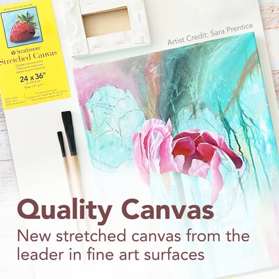 Strathmore 300 Series Traditional Stretched Canvas, 20 x 24 (STT31320)