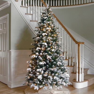 National Tree Company Snowy Everest Fir Artificial Christmas Trees PEV3-311-90