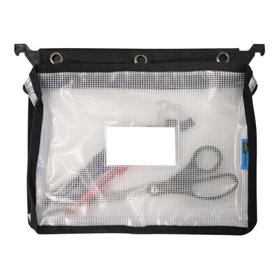 Innovative Storage Zipper Pencil Pouch, Clear, 3/Bundle (AVT50904-3)