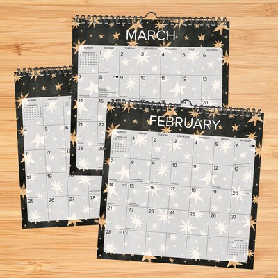 2027 Willow Creek Starry Night 12" x 12" Monthly Wall Calendar, Assorted Colors (65600)