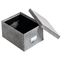 Globe-Weis Index Card File Box, 1000-Card Capacity, Black Agate (95 BLA)