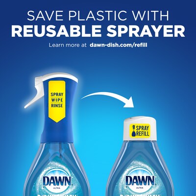 Dawn Ultra Platinum Powerwash Dish Soap Spray, Lemon Scent, 16 oz. (95355)