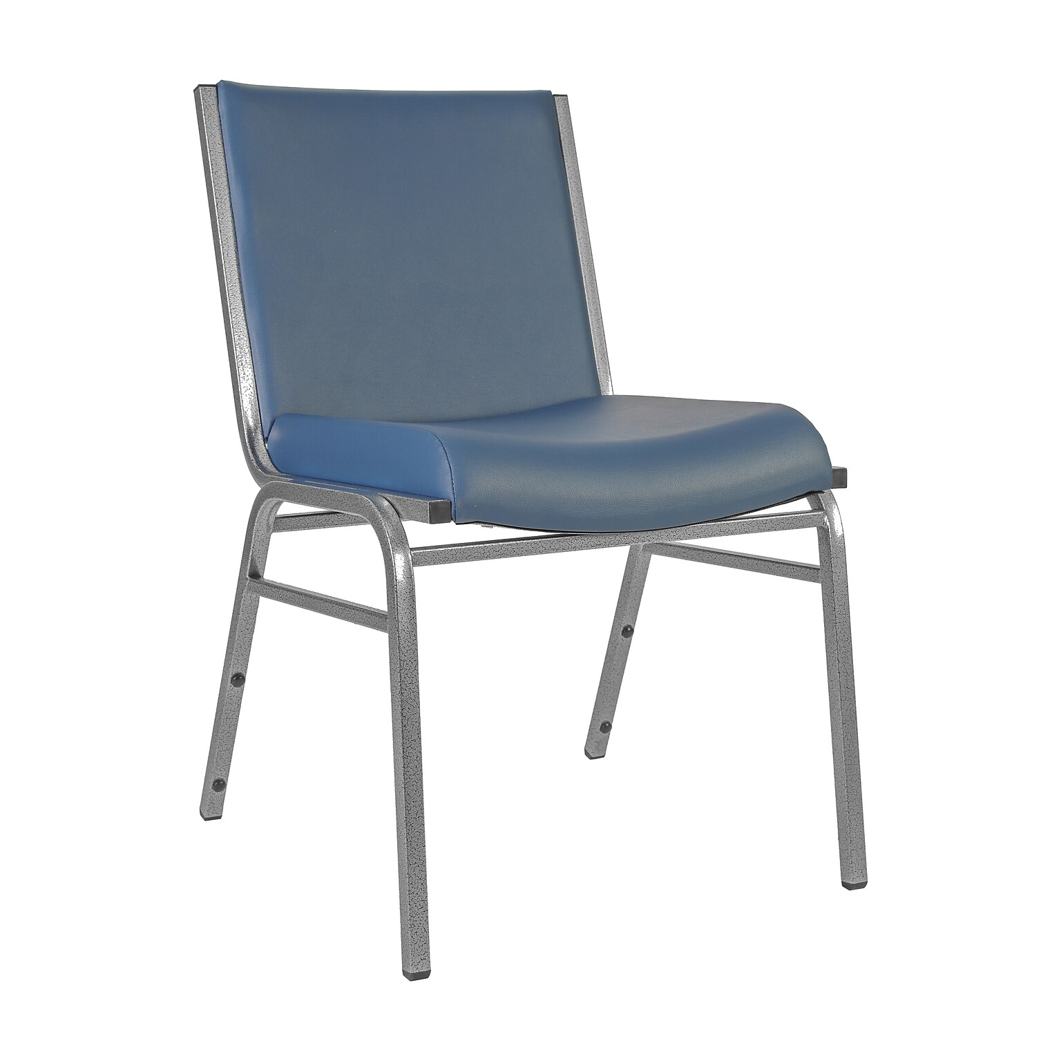 Flash Furniture HERCULES Vinyl Stacking Chair, Navy (XU60153NVYVYL)