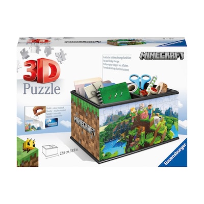 Ravensburger Minecraft Storage Box 216-Piece 3D Puzzle (11286)