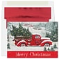 Custom Tree Farm Truck Cards, with Envelopes, 7 7/8" x 5 5/8"  Holiday Card, 25 Cards per Set
