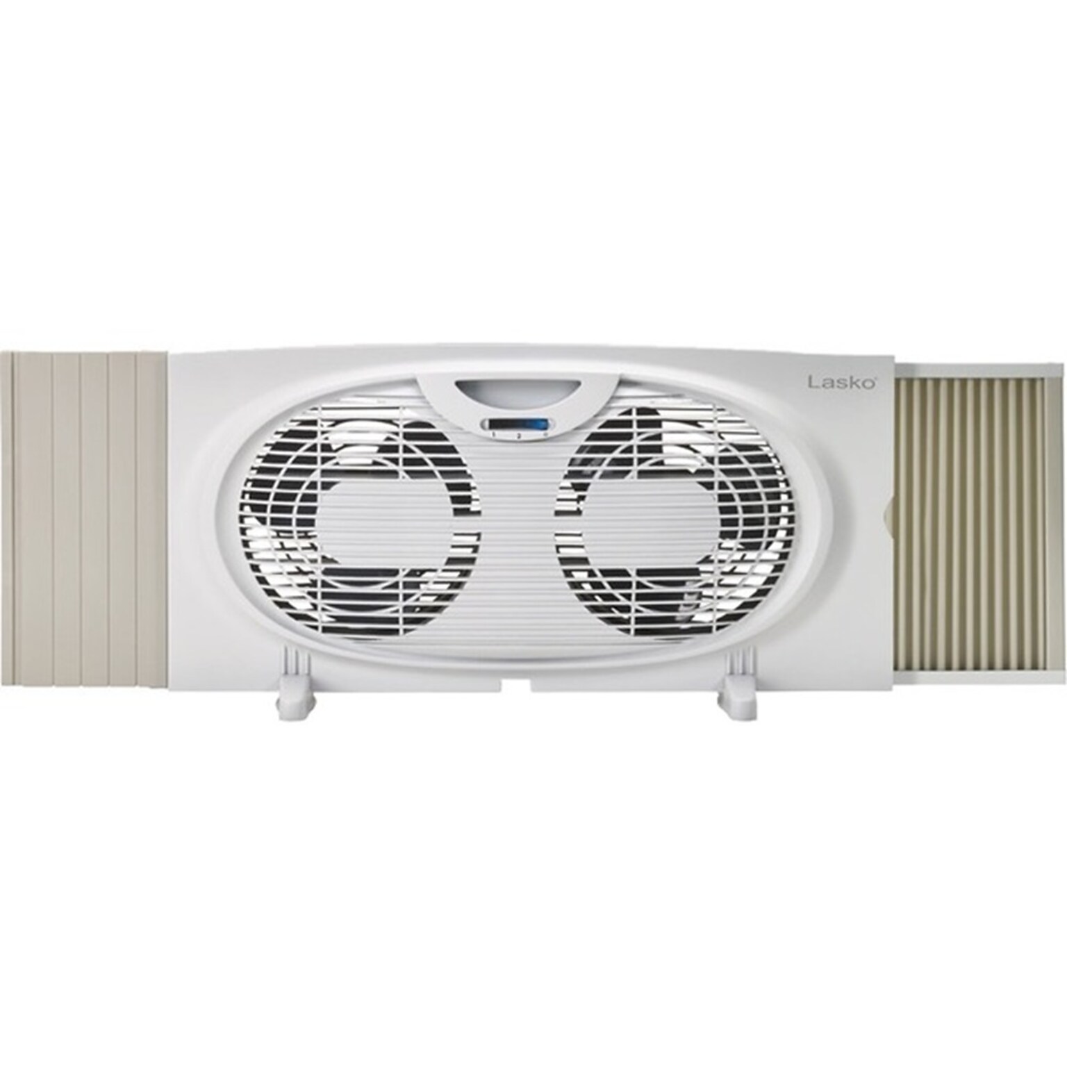 Lasko Twin Window Fan, 2-Speed, White (W07350)