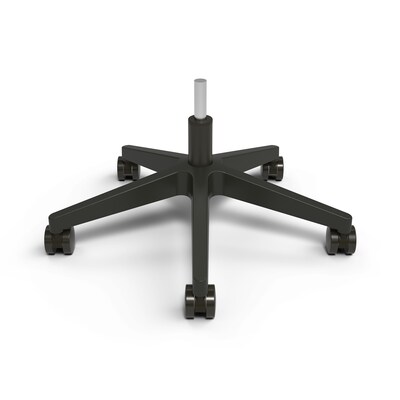 Union & Scale™ Essentials™ Ergonomic Armless Fabric Task Chair, Black (UN59382)