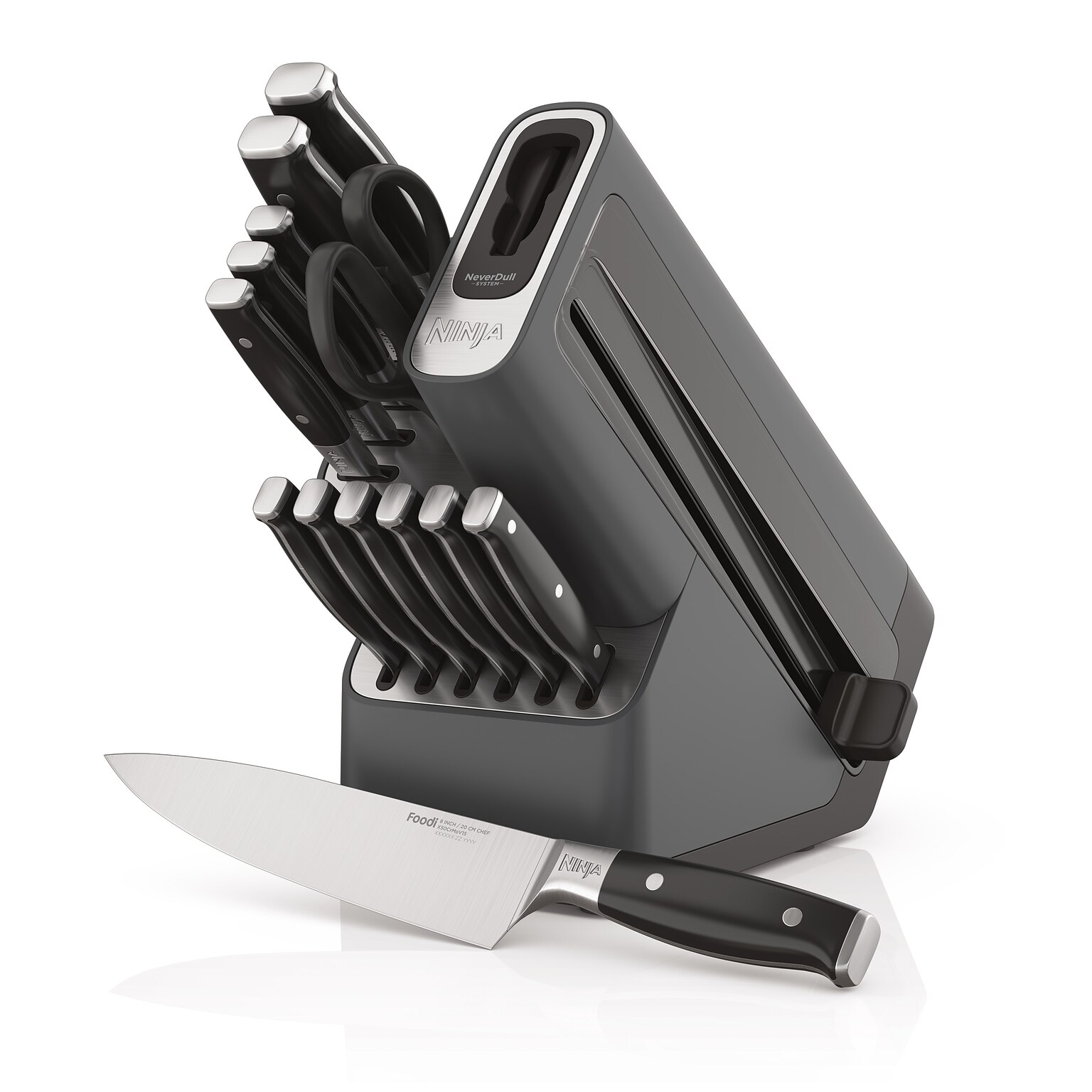 Ninja Foodi NeverDull Premium K32014  Knife Set, 14 Pieces (K32014)