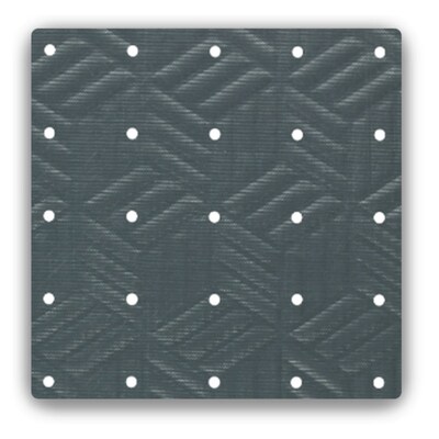 M + A Matting Wet Step Anti-Fatigue Commercial Drainage Floor Mat, 3 x 5, Gray (789235007)