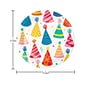 Creative Converting Hats Off Birthday Dessert Plate, Multicolor, 24/Pack (DTC372502PLT)