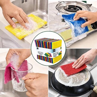 24 Pack Multi-Purpose Scouring Pads