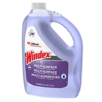 Windex Non-Ammoniated Multi-Purpose Cleaner, 128 oz. (697262)