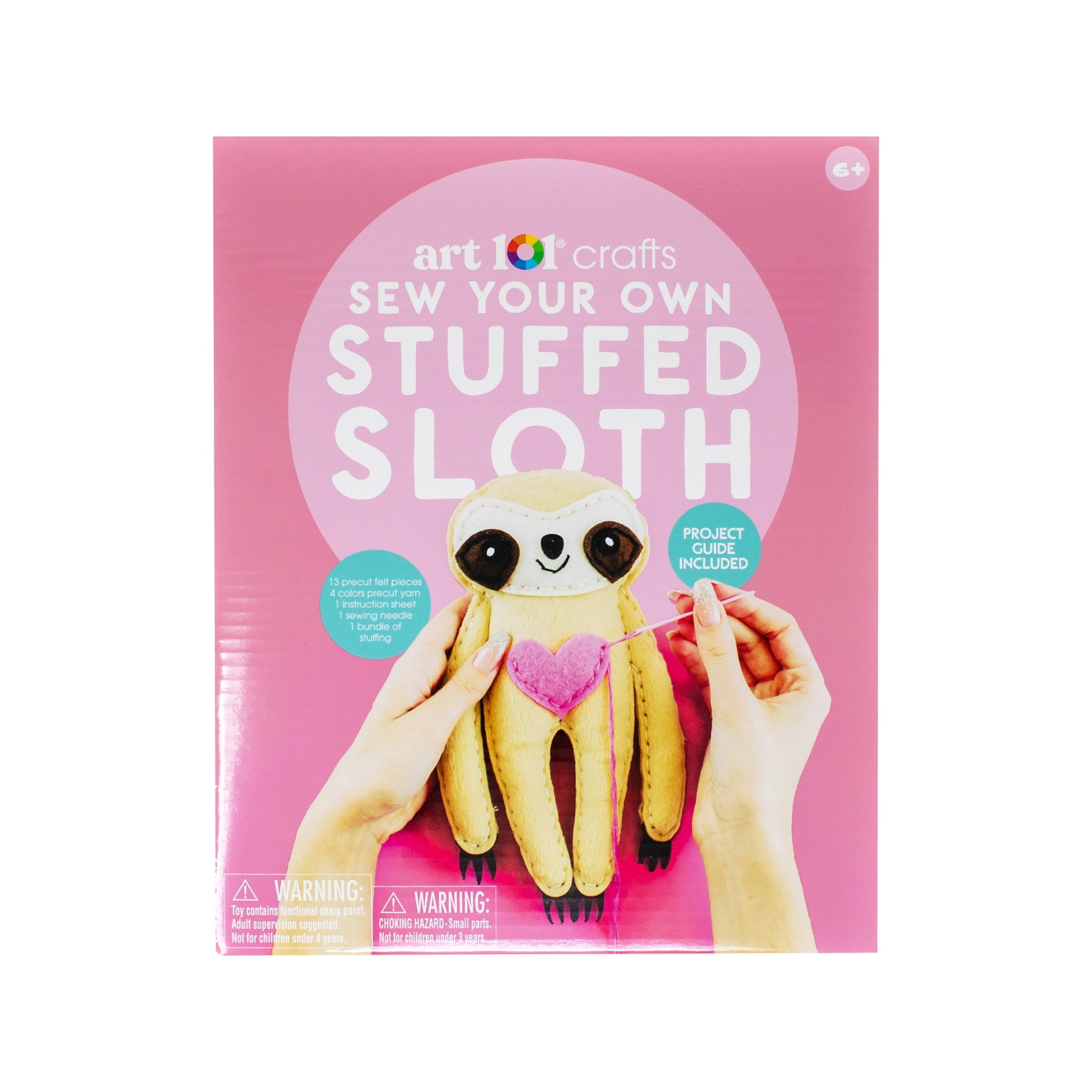 Art 101 Crafts Sew Your Own Stuffed Sloth (40008MB)