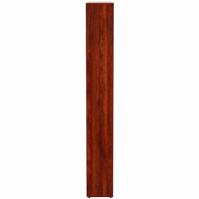Lorell 84" 6-Shelf Bookcase with Adjustable-Shelves, Cherry Laminate (LLR99751)