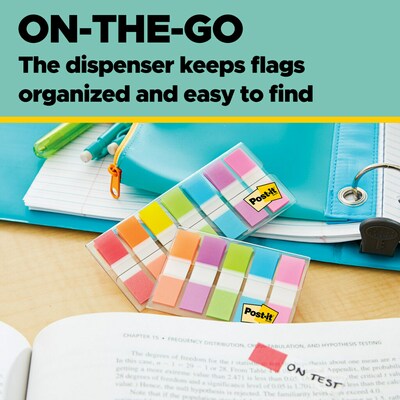 Post-it Flags, .94" Wide, Assorted Colors, 160 Flags/Pack (680-PGOP2)