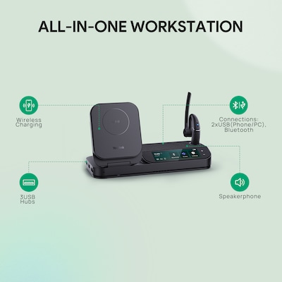 Yealink BH71 Wireless Bluetooth Mono Earbuds, UC Certified (BH71 WORKSTATION)