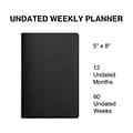 2024 Staples 5 x 8 Weekly Planner, Black (ST60460-24)