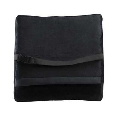 Arozzi Lumbar Support Pillow, Black Velour (AZ-LUMBAR-BV)