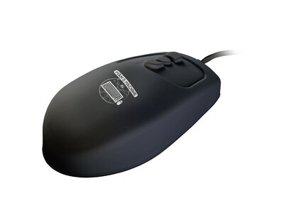 Man & Machine Mighty Ergonomic Ambidextrous Optical USB Mouse, Black (MM/B5)