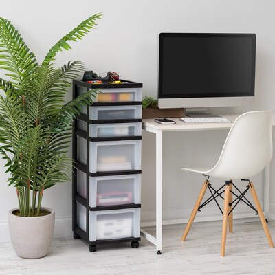 Iris Storage Drawer, 6 Drawers, Black (585009)