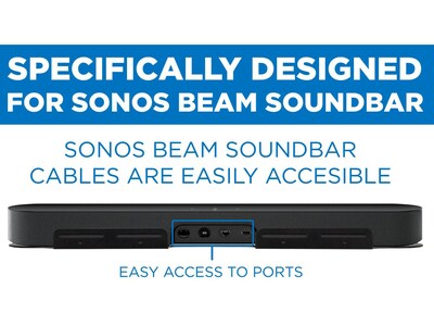 Mount-It! Sonos Beam Wall Mounting Shelf, 11 lbs. (MI-SB45)