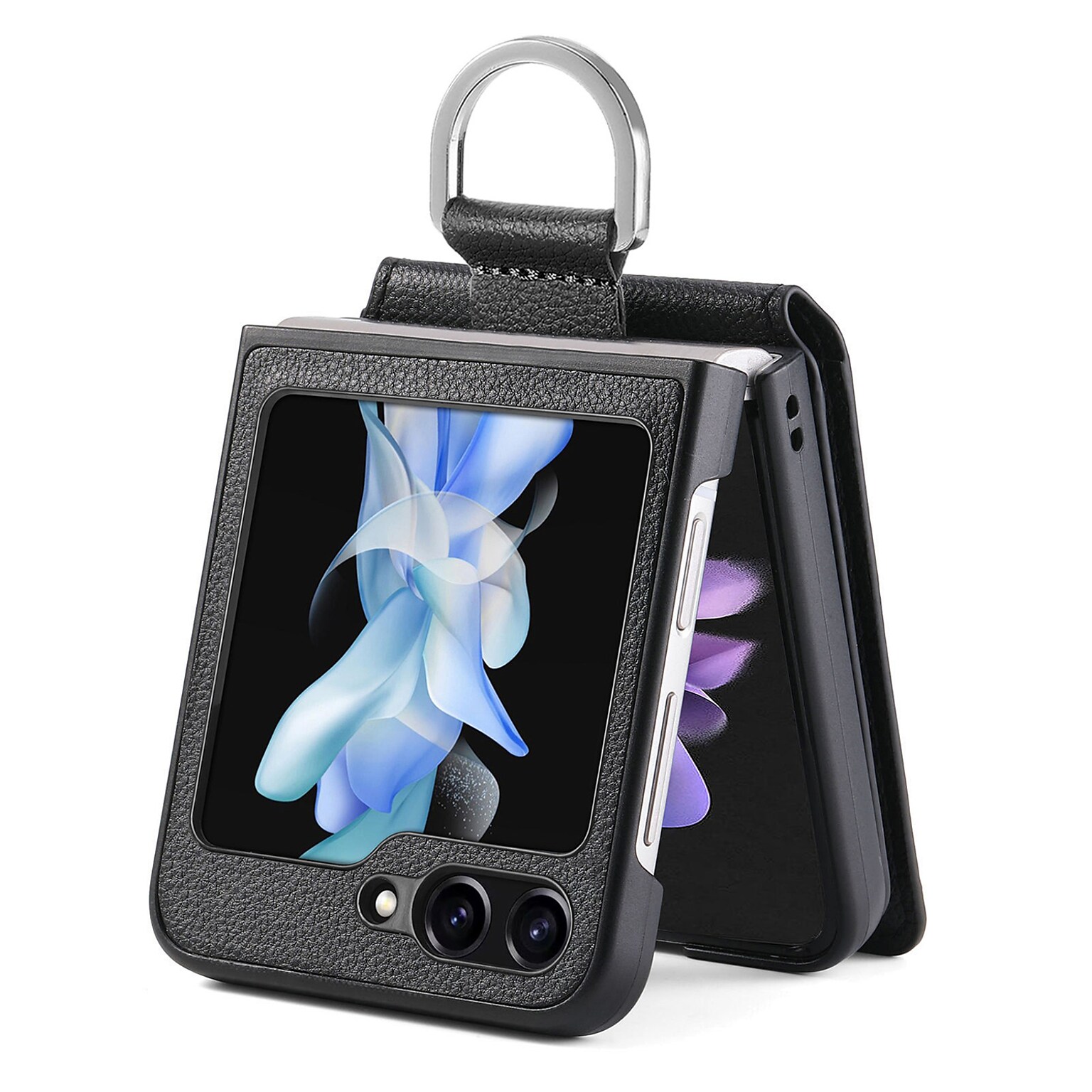 SaharaCase Indy Series Wallet Case for Samsung Galaxy Z Flip6, Scorpion Black (CP00592)