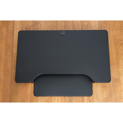 Lorell Active Office Deluxe Adjustable Desk Riser Stand, Up to 47" Monitor, Black (LLR99759)