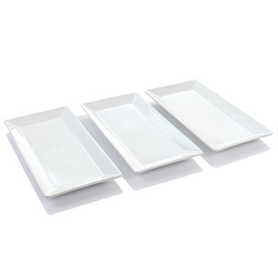 Elama Porcelain Serving Trays, 3 Trays (937115623M)