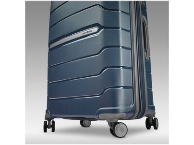 Samsonite Freeform 21.25" Hardside Carry-On Suitcase, 4-Wheeled Spinner, TSA Checkpoint Friendly, Navy (78255-1596)