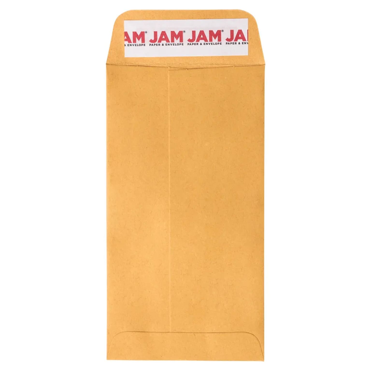 JAM PAPER Self Seal #7 Coin Business Envelopes, 3 1/2 x 6 1/2, Brown Kraft Manila, 100/Pack (400238464D)