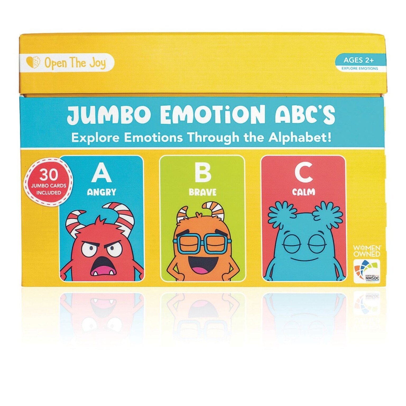 Open The Joy Jumbo ABC Cards, 30 Cards/Pack (LR4757)
