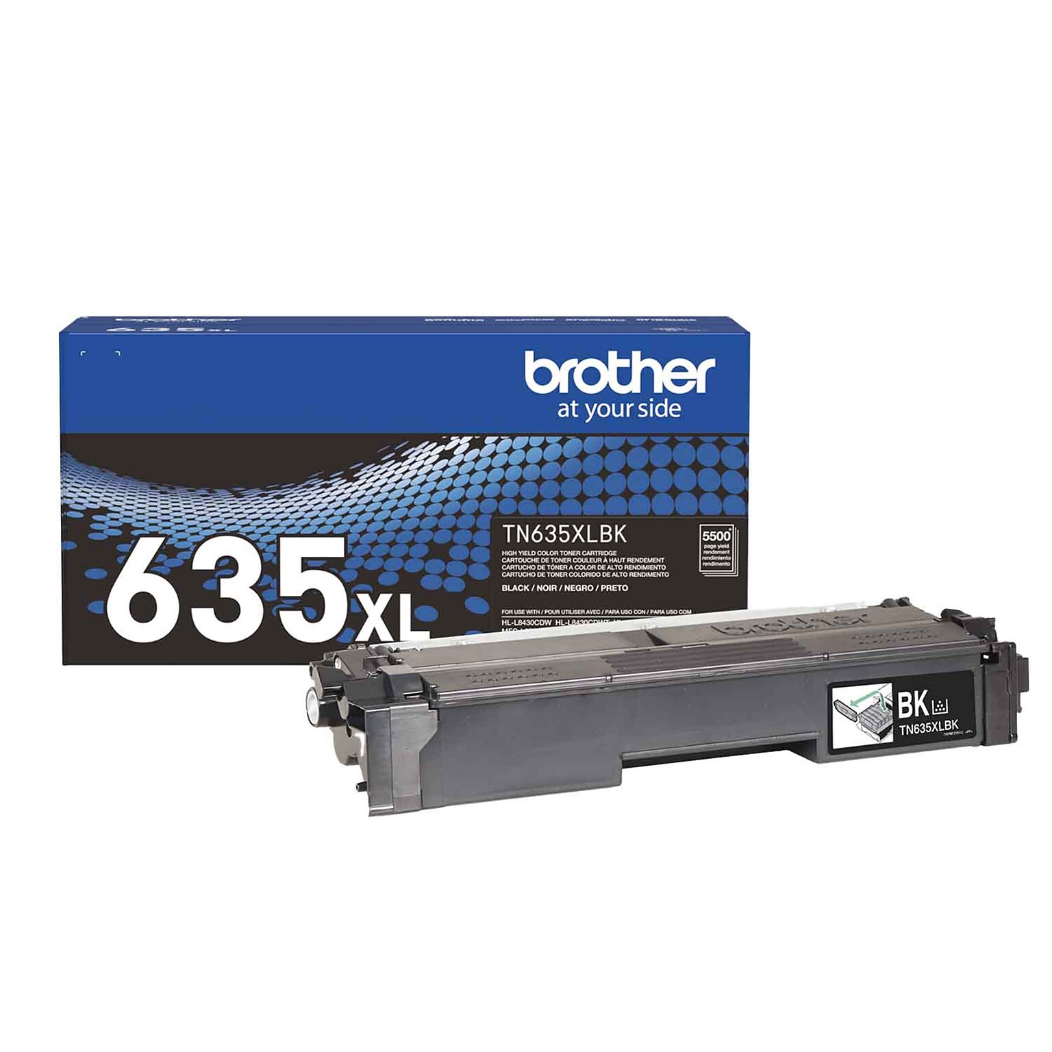 Brother TN635XL High Yield Black Toner Cartridge (TN635XLBK)
