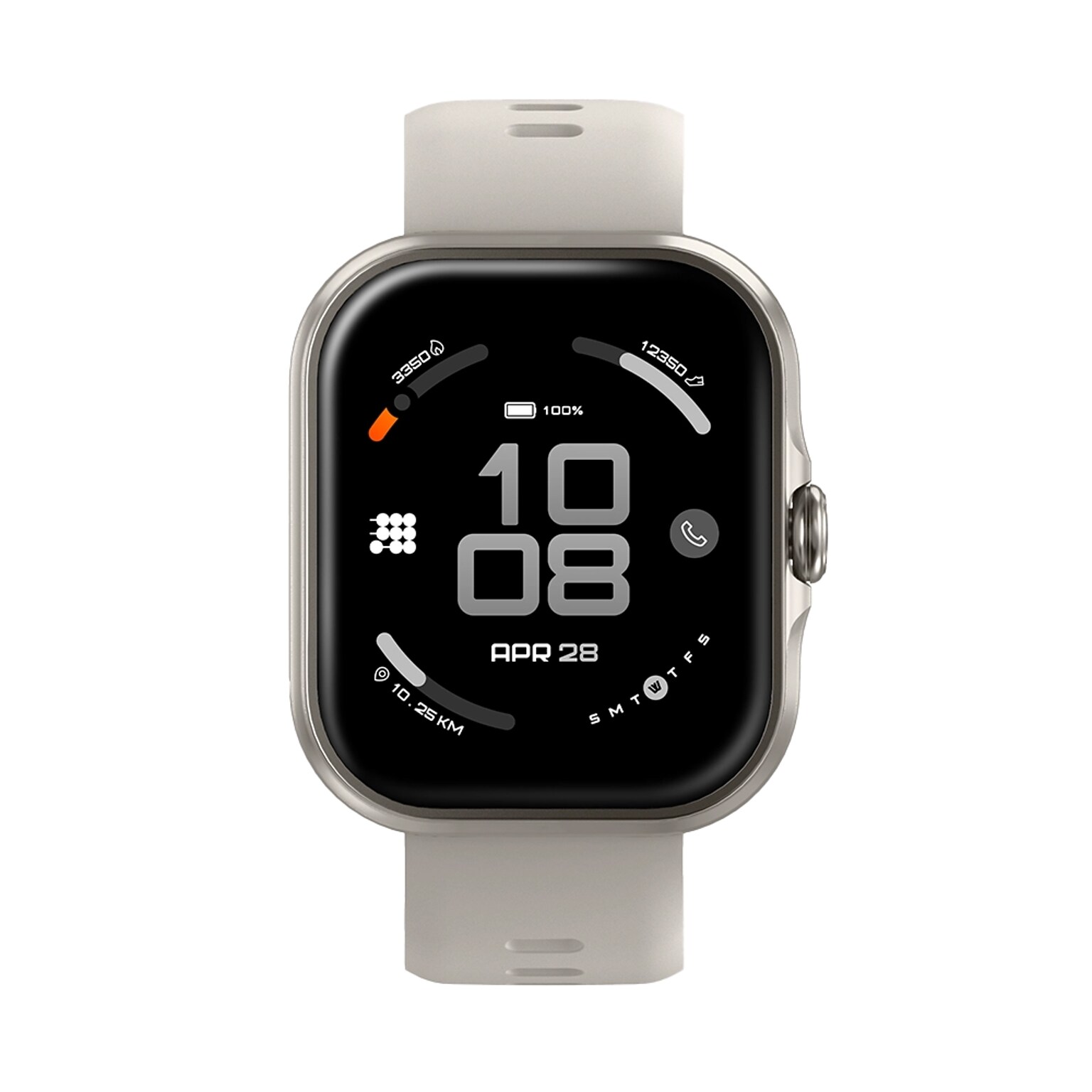 Cubitt Viva Lite Smartwatch, Built-in GPS, 1.85in,. Wolf Gray (CT-VIVAL8)