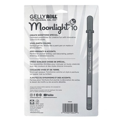 Sakura Moonlight, Liquid Ink, Assorted Ink, 10/Bundle (SAK50649-2)