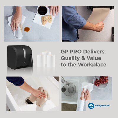 Georgia-Pacific Manual Hardwound Paper Towel Dispenser, Black (54338A )