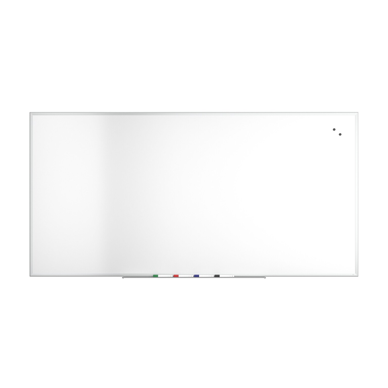 TRU RED™ Magnetic Steel Dry Erase Board, Satin Frame, 8 x 4 (TR61178)