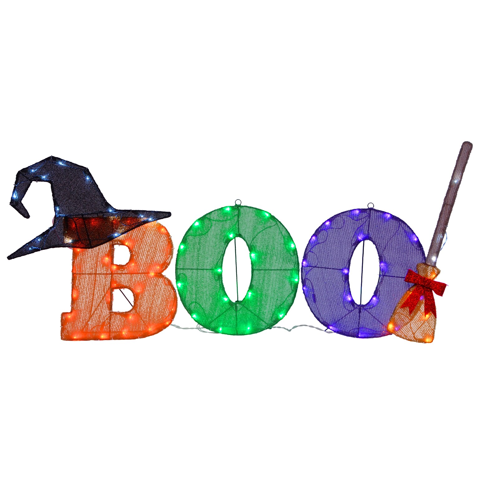National Tree Company 23 BOO Sign with LED Lights (DF-18080021L)