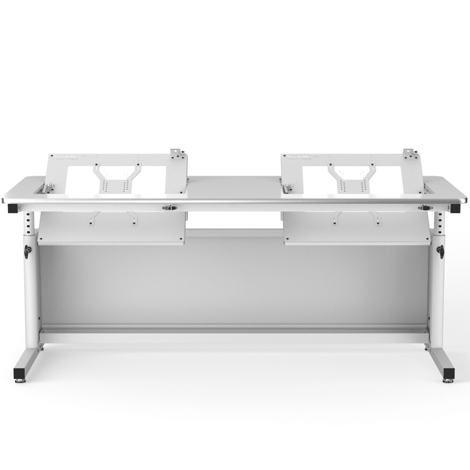 VersaDesk Revolution 72W Manual Adjustable Standing Computer Table, White (RST7230-WW)