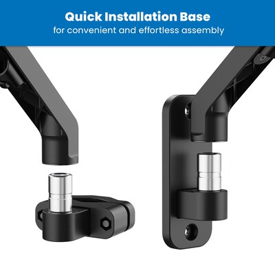 Mount-It! Adjustable Counterbalance Laptop Arm for 16" Laptops, Black (MI-1765LT)