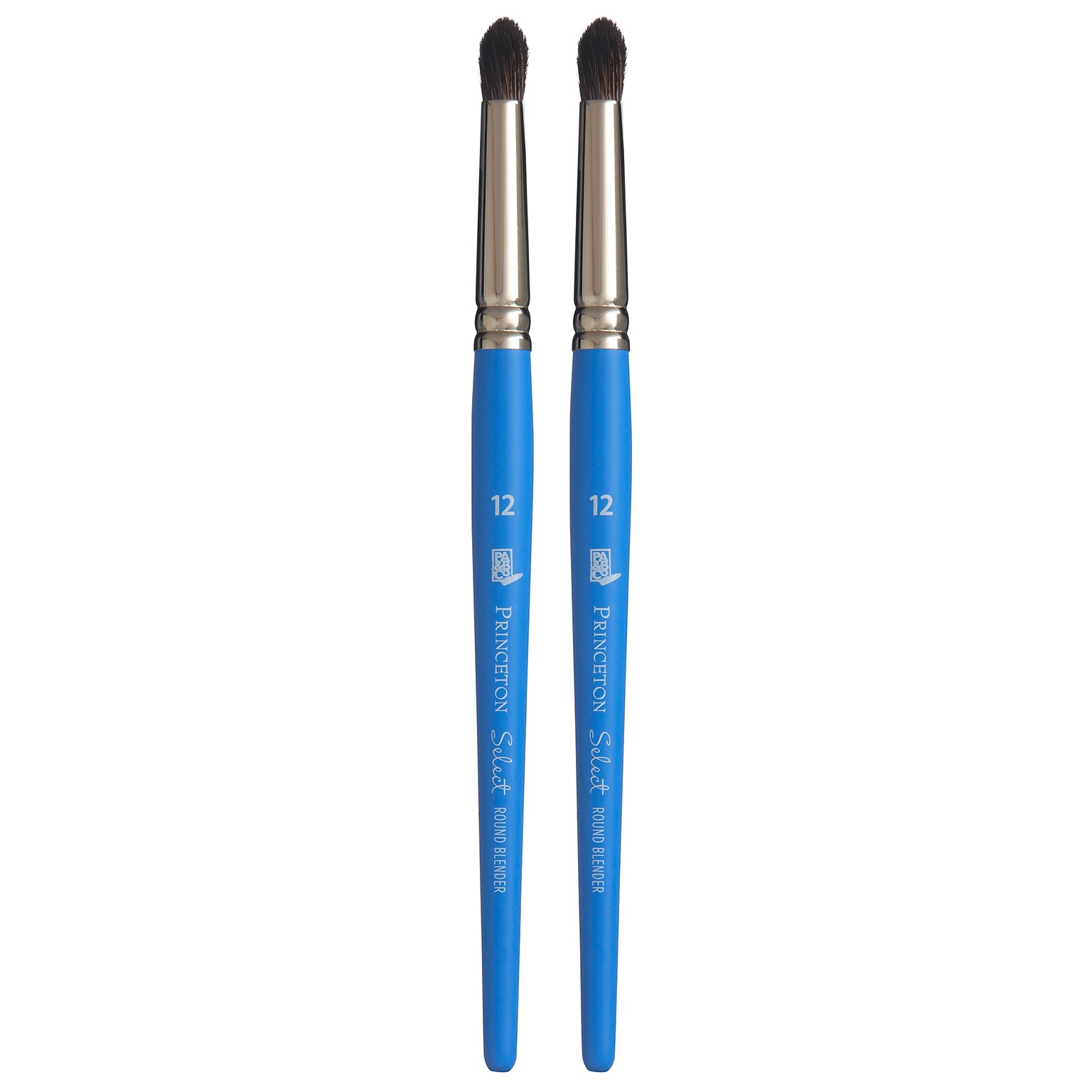Princeton Select Artiste Mixed Media Natural Round Brush, 2/Pack (PBXP3750RB12-2)