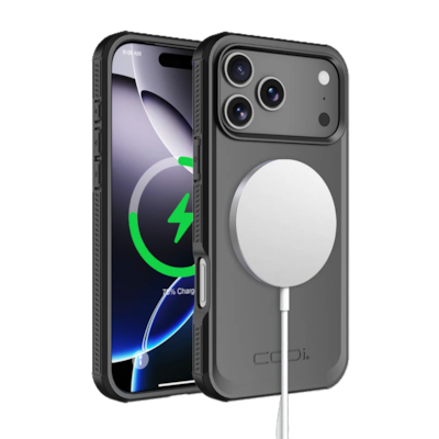 CODi Aegis Rugged Phone Case for iPhone 17 Pro, Black (I17_PRO_RGD_BLK)