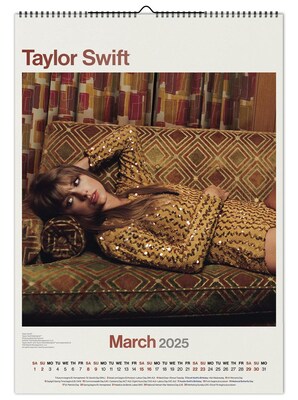2025 BrownTrout Taylor Swift 11.7" x 16.5" Monthly Wall Calendar (9798330700011)