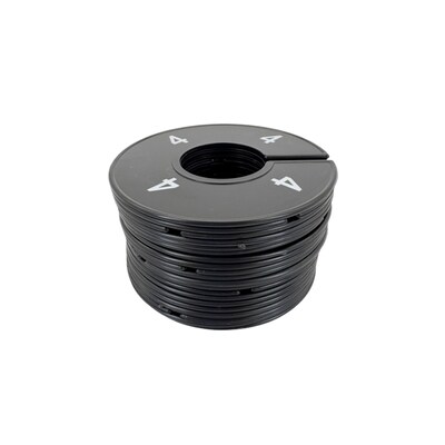Nahanco Size 4 Plastic Dividers, Black (CBW4)