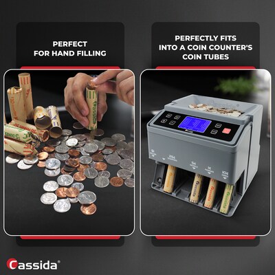 Cassida Coin Roll Wrappers, Multicolored (A-CWAP)