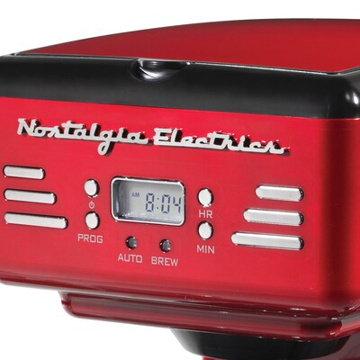 Nostalgia 12-Cups Automatic Drip Coffee Maker (NRCOF12RR)