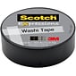 Scotch® Expressions Washi Tape, 0.59" x 10.91 yds., Black (C314-BLK)