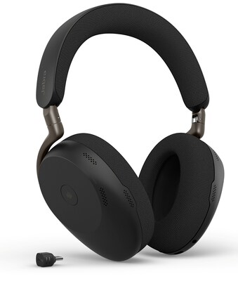 Jabra Evolve3 85 Wireless Active Noise Cancellation Bluetooth Spatial Headset, USB-C, MS Certified (38599-999-899)