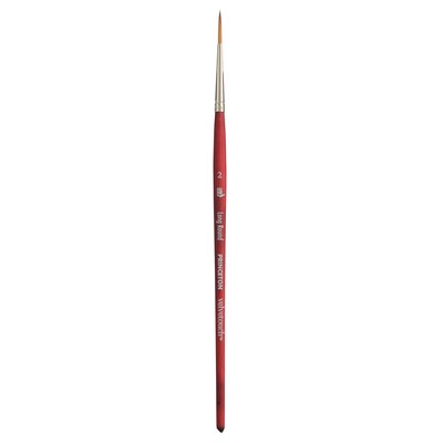 Princeton Velvetouch Mixed Media Synthetic Long Round Brush, 3/Pack (PBXP3950LR2-3)