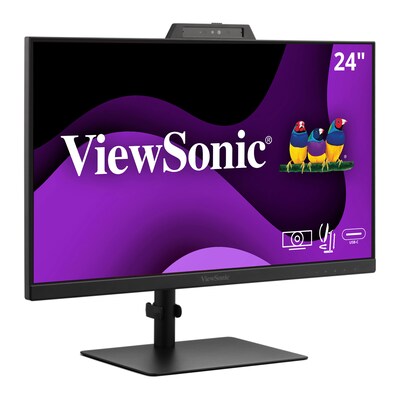 ViewSonic 24" FHD 120Hz LCD Non-Portable Monitor, Adjustable, Black (VG2441V)