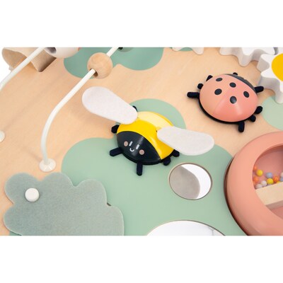 Janod Sweet Cocoon Multi-Activity Busy Board, Multicolored (J04057)